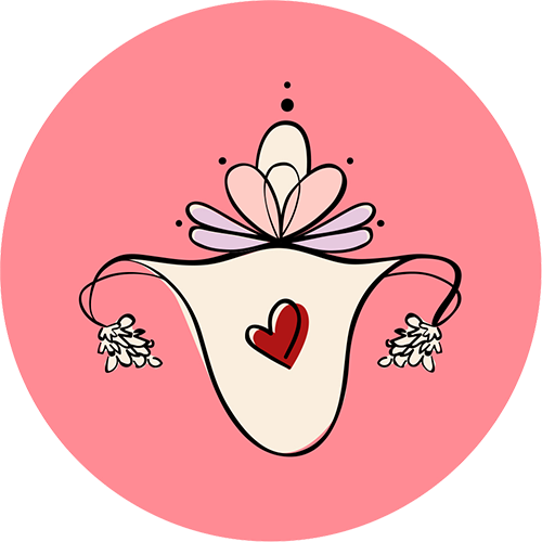 GE arte simples rosa